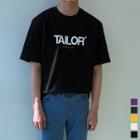 Tailor Letter-printed T-shirt