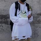Frog Print Long-sleeve T-shirt