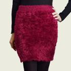 Furry Knit Skirt