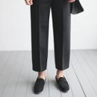 Band-waist Seam-front Neoprene Pants