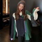 Asymmetric Zip Cardigan