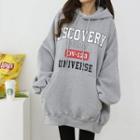 Letter Print Extra-oversize Hoodie