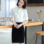 Short-sleeve Blouse / Dress Pants / Skirt / Set