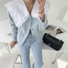Sailor-collar Welt-pocket Jacket