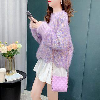 Asymmetrical Fluffy Sweater