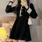 Lace Panel A-line Dress (various Designs)