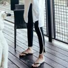 Contrast Piped Sweatpants