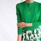 Mock Tow-piece Pattern-hem A-line Dress