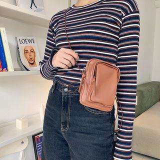 Striped Ribbed Slim Top