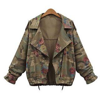 Camouflage Batwing Jacket