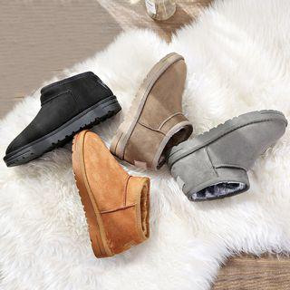 Fleece Snow Ankle Boots