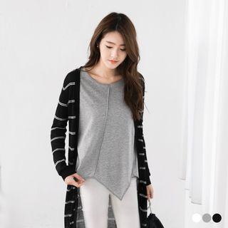 Long Sleeve Asymmetrical T-shirt