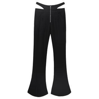 Cutout Flared Pants