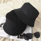 Dotted Reversible Bucket Hat