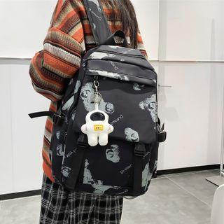 Astronaut Print Backpack / Bag Charm / Set