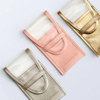 Faux Leather Makeup Brush Sleeve