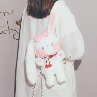 Cartoon Rabbit Crossbody Bag Rabbit - White - One Size
