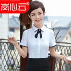 Plain Short-sleeve Shirt / Set: Plain Short-sleeve Shirt + Dress Pants / Skirt