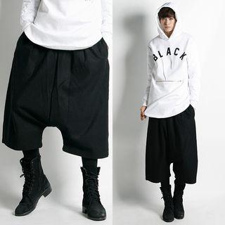 Wide-leg Harem Pants