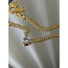 Heart Rhinestone Pendant Alloy Necklace 1 Pc - Gold - One Size