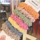 Chenille Hair Tie Light Pink- One Size