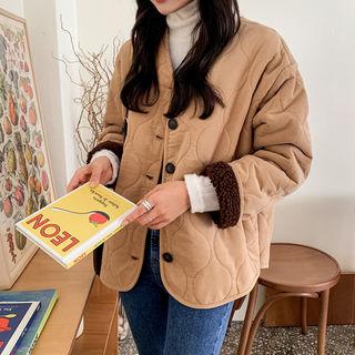 Fleece-line Quilted Jacket