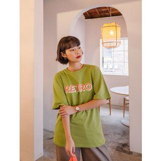 Retro Printed Loose-fit T-shirt