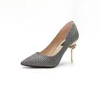 Shimmery Pointed Pumps