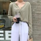 Relaxed-fit Linen Blend Cardigan