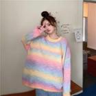Gradient Sweater Rainbow - One Size