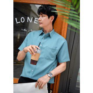 Pocket-front Summer Shirt In 8 Colors