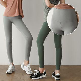 High-waist Overlock Leggings