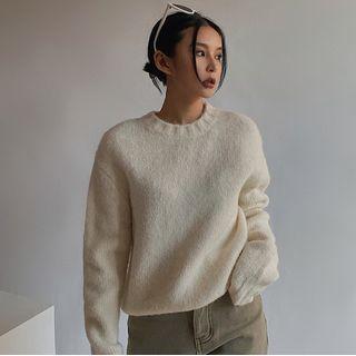 Loose-fit Crew Sweater