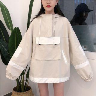 Paneled Cargo Hoodie