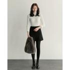 Pintuck A-line Skirt