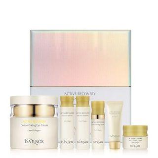 Isa Knox - Active Recovery Eye Cream Special Set: Concentration Eye Cream 30ml + 6ml + Intensive Softener 20ml + Emulsion 20ml + Concentrating Serum 7ml + Seed Collagen Cream 10ml 6pcs