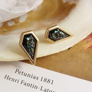 Resin Shell Fragment Earring