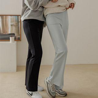 Pocket-side Boot-cut Pants In 2 Lengths