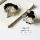 Flower Organza Hair Clamp / Scrunchie