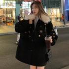 Single-breasted Embellished Coat