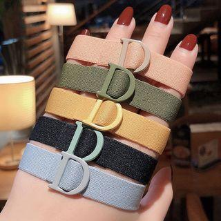 Letter D Hair Tie