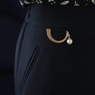 Buckle-decoration Mini Skort