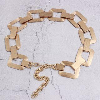 Alloy Chain Belt Gold - One Size