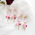 Unicorn Tasseled Drop / Clip-on Earring