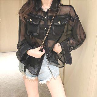 Long-sleeve Pocket Shirt