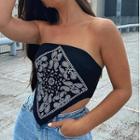 Patterned Tube Top