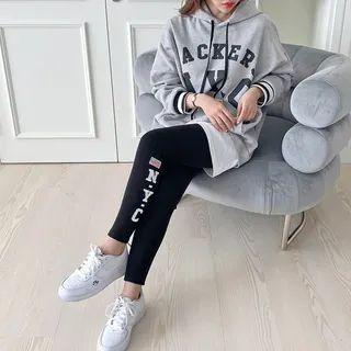 N.y.c Letter Winter Leggings