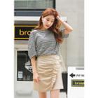 Frill-front A-line Skirt