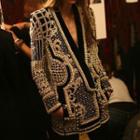 Patterned Beaded Jacket