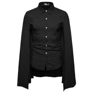 Cape-sleeve Shirt